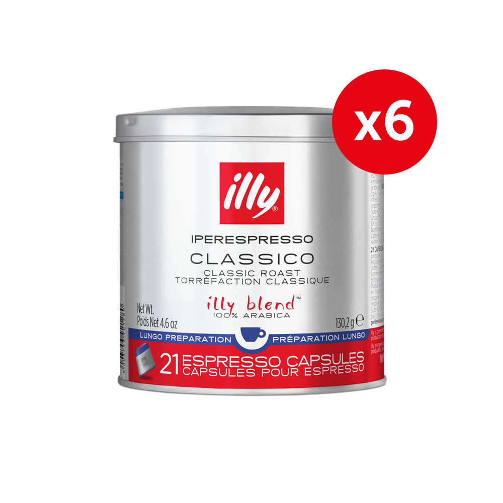 Lungo Classico Iperespresso Capsules 6 Pack Carton