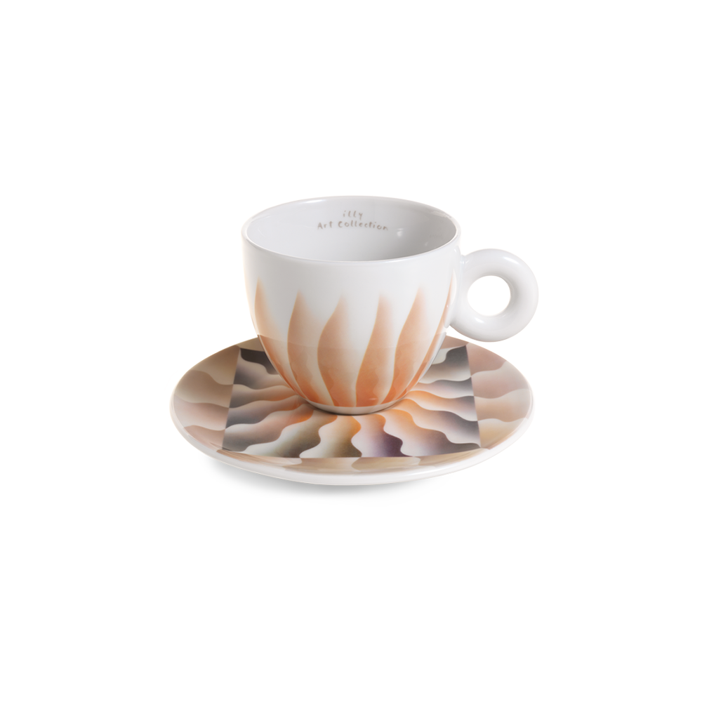 Set of 4 Cappuccino Cups - Judy Chicago illy Art Collection