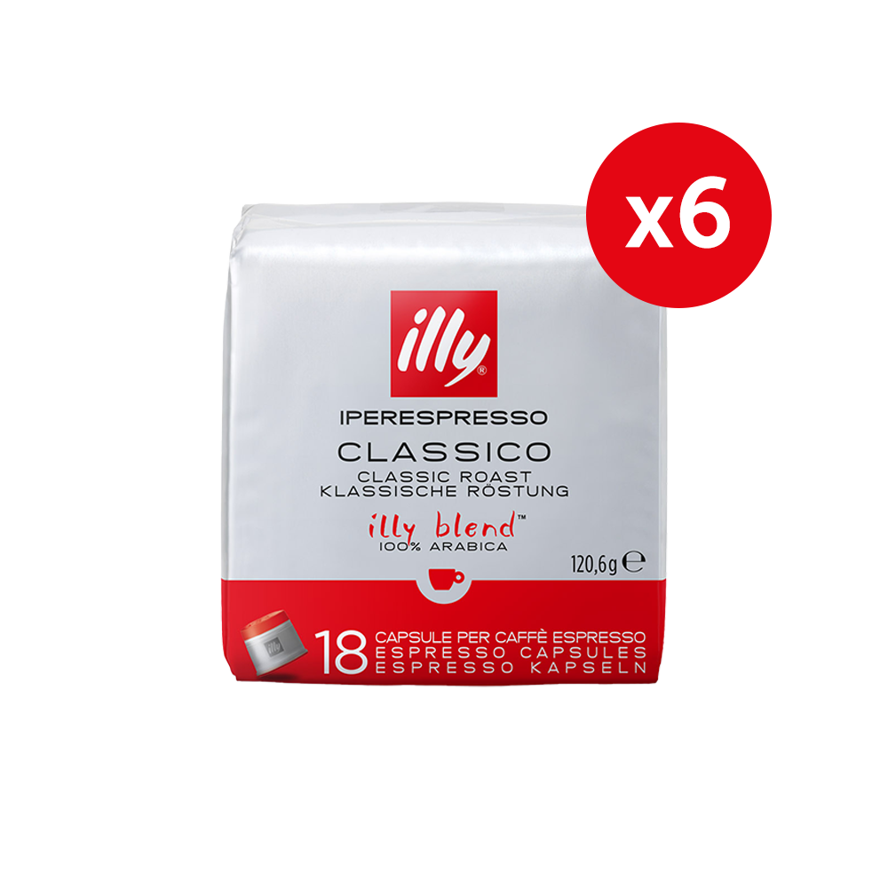 Classico Iperespresso Capsules 6 Pack Carton