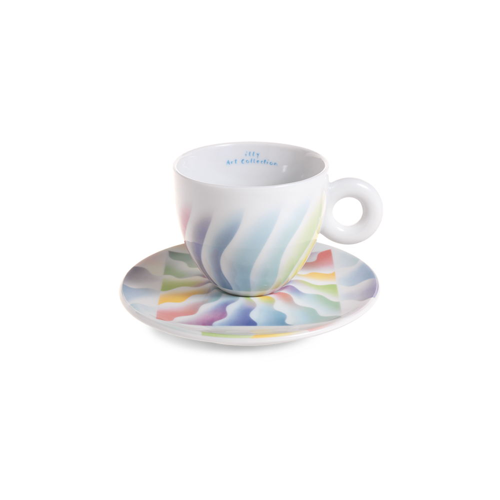Set of 4 Cappuccino Cups - Judy Chicago illy Art Collection