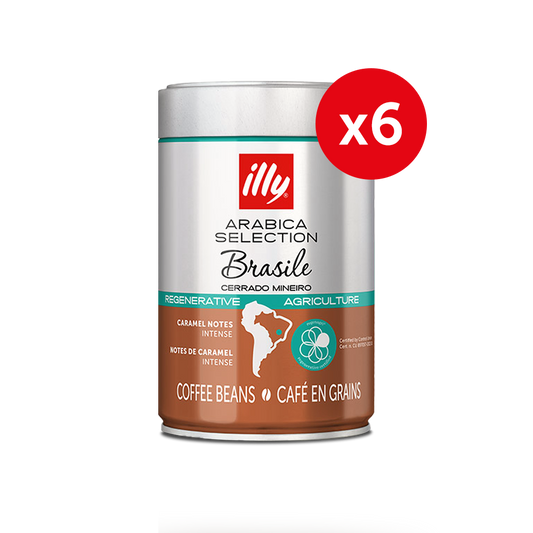 Regenerative Brazil Arabica Selection Whole Bean Coffee 6x250g