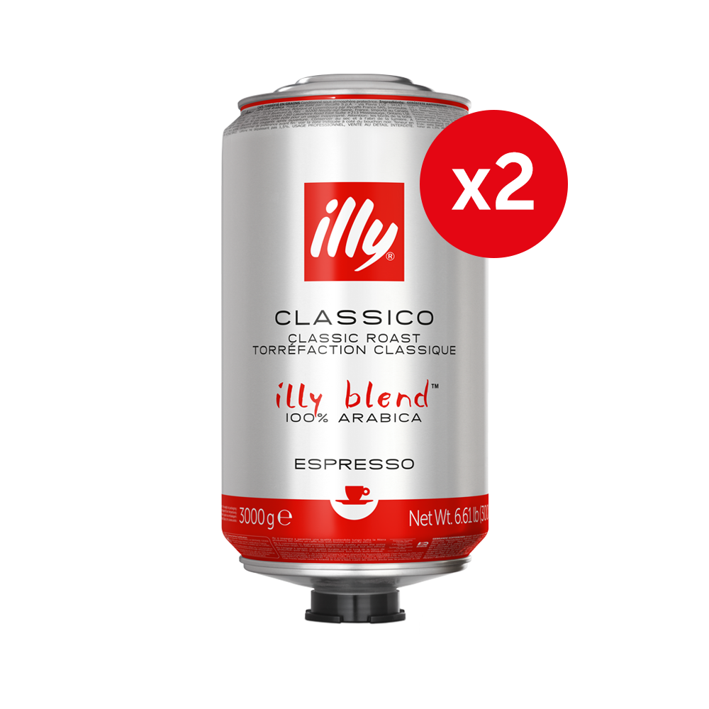 Classico Coffee Beans 2x3kg – illy Australia