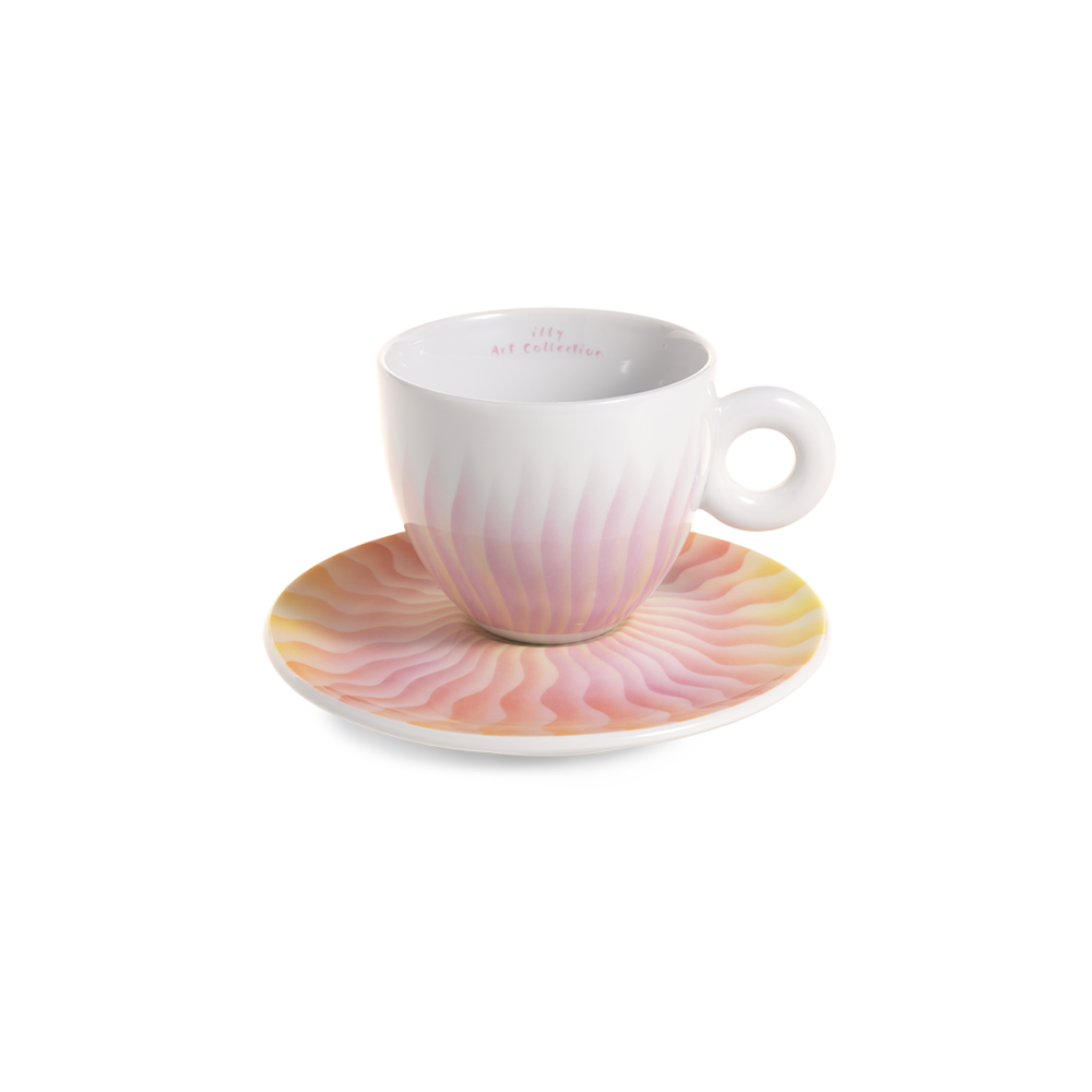 Set of 4 Cappuccino Cups - Judy Chicago illy Art Collection