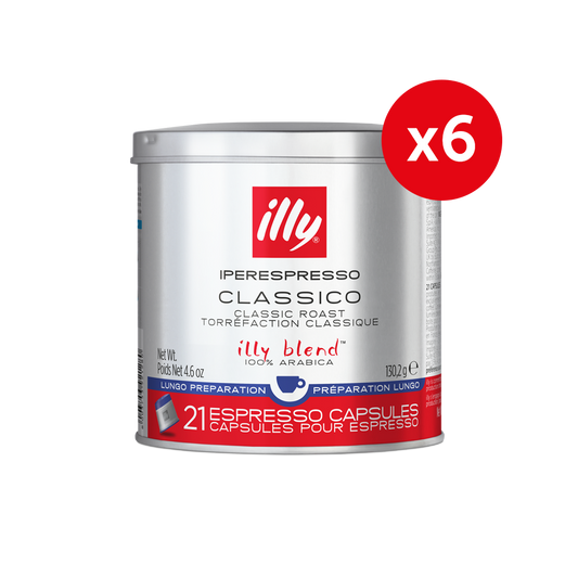 Lungo Classico Iperespresso Capsules 6 Pack Carton