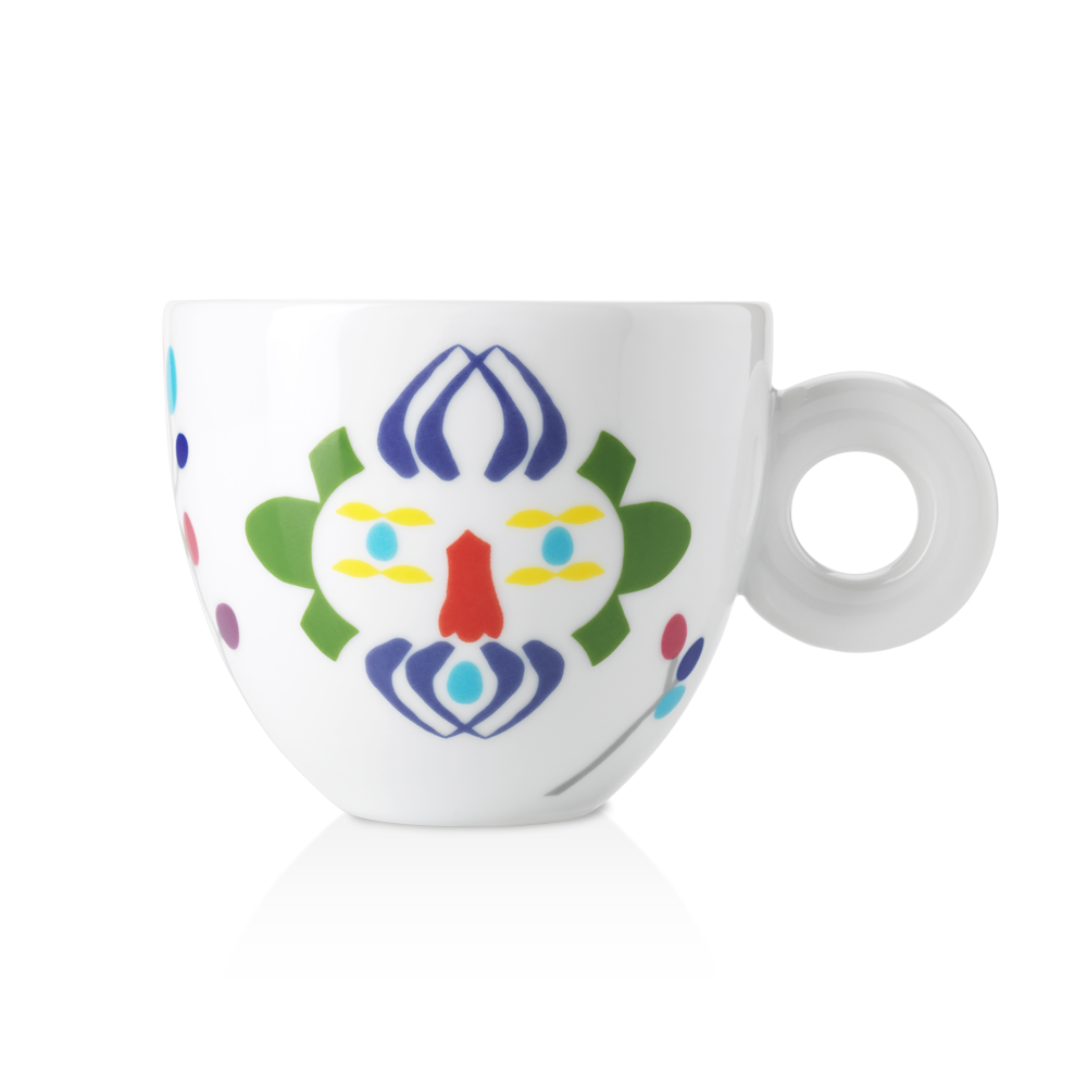 Set of 2 Cappuccino Cups - Pascale Marthine Tayou illy Art Collection