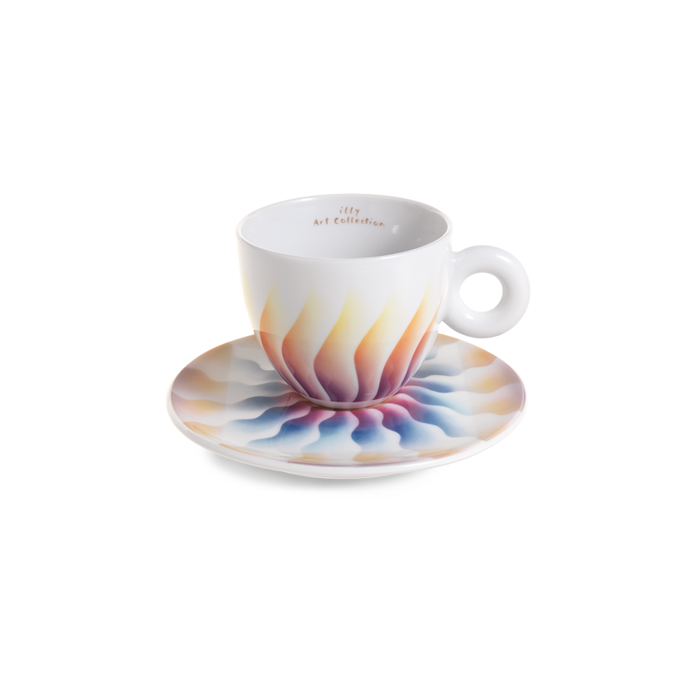 Set of 4 Cappuccino Cups - Judy Chicago illy Art Collection